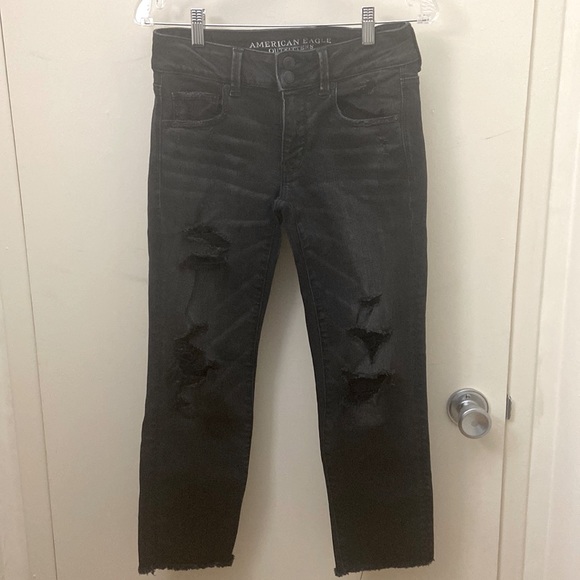 American Eagle Women’s Artist Crop Jeans Size 6 - Picture 1 of 12